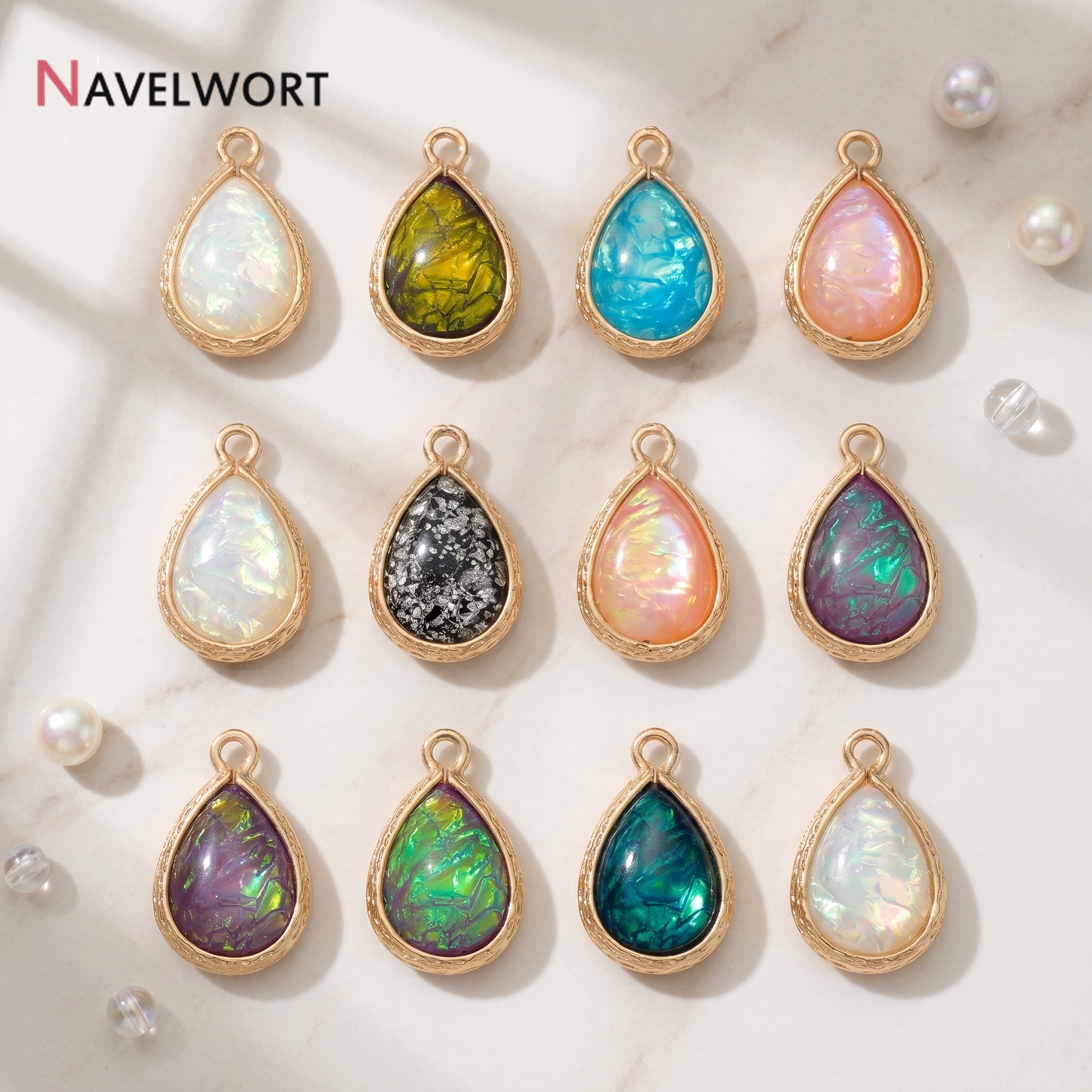 Resin Art Essentials - 18K Gold Plated Brass With Resin
