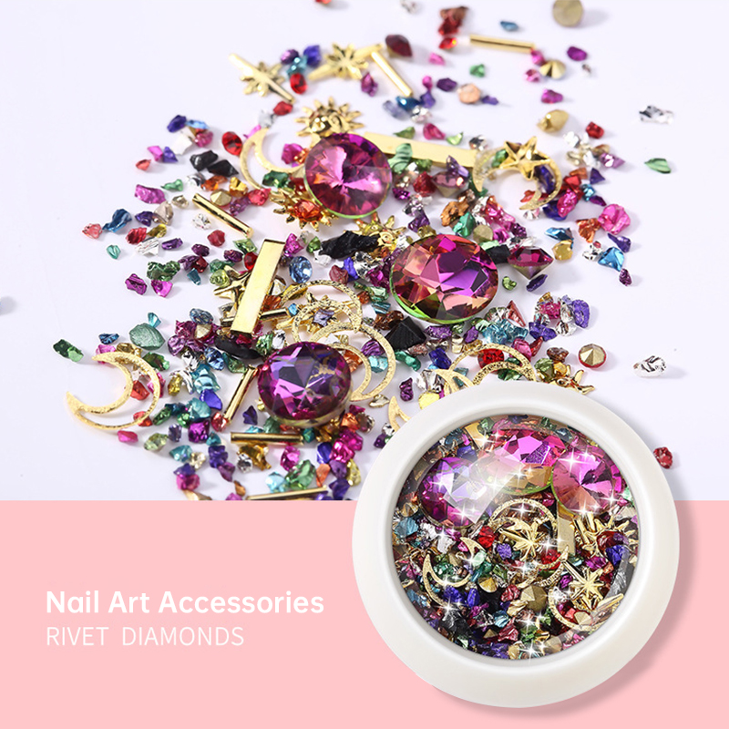 Resin Art Supplies - Resin Stones Jewelry Metal Rivet Diamond