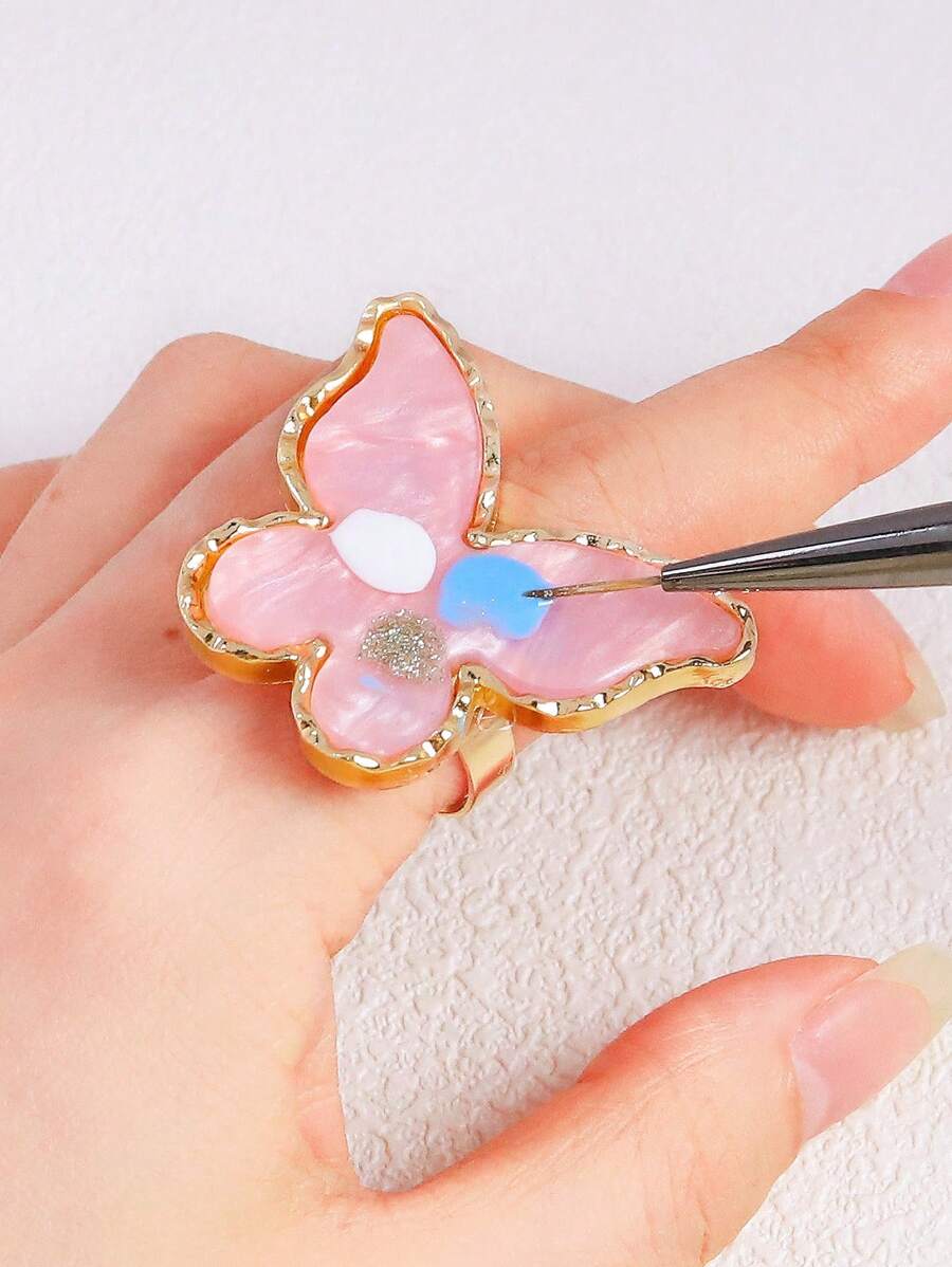 Resin Art Tray - Butterfly-Shaped Resin Nail Art Mixing Tray