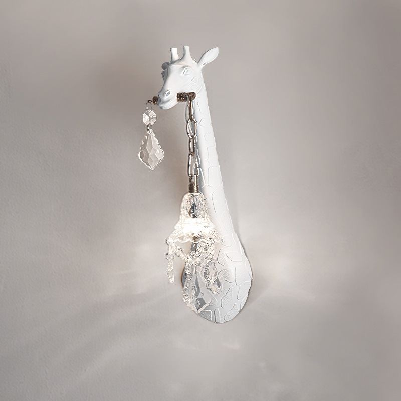 Resin Art On Wall - Modern Creative Resin Giraffe LED Wall