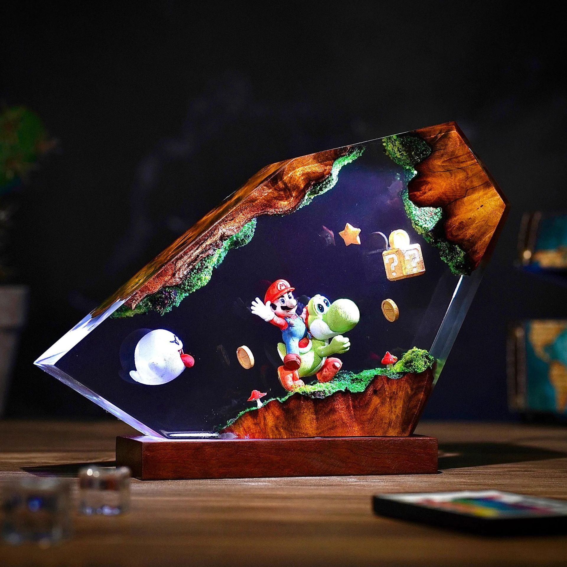 Resin Art Anime - Table Resin Lamp Cartoon Anime Figure