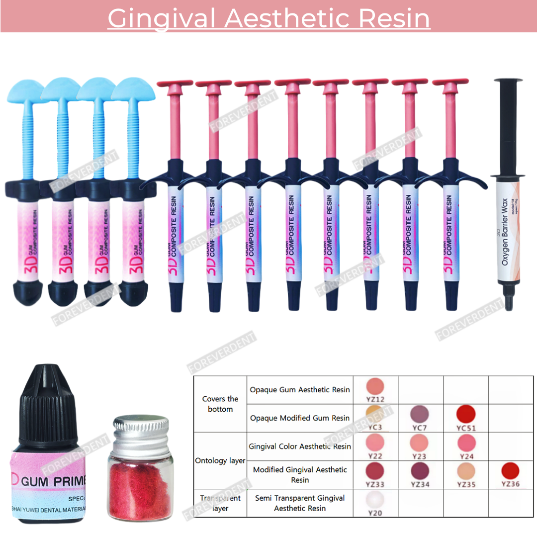 Resin Color Paste - 3D Gum Dental Pink Resin Gingiva