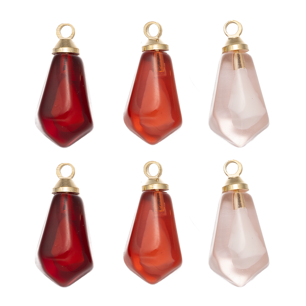 Resin Art Products - 10pcs/Lot Fruit Pomegranate Seed Pendant For