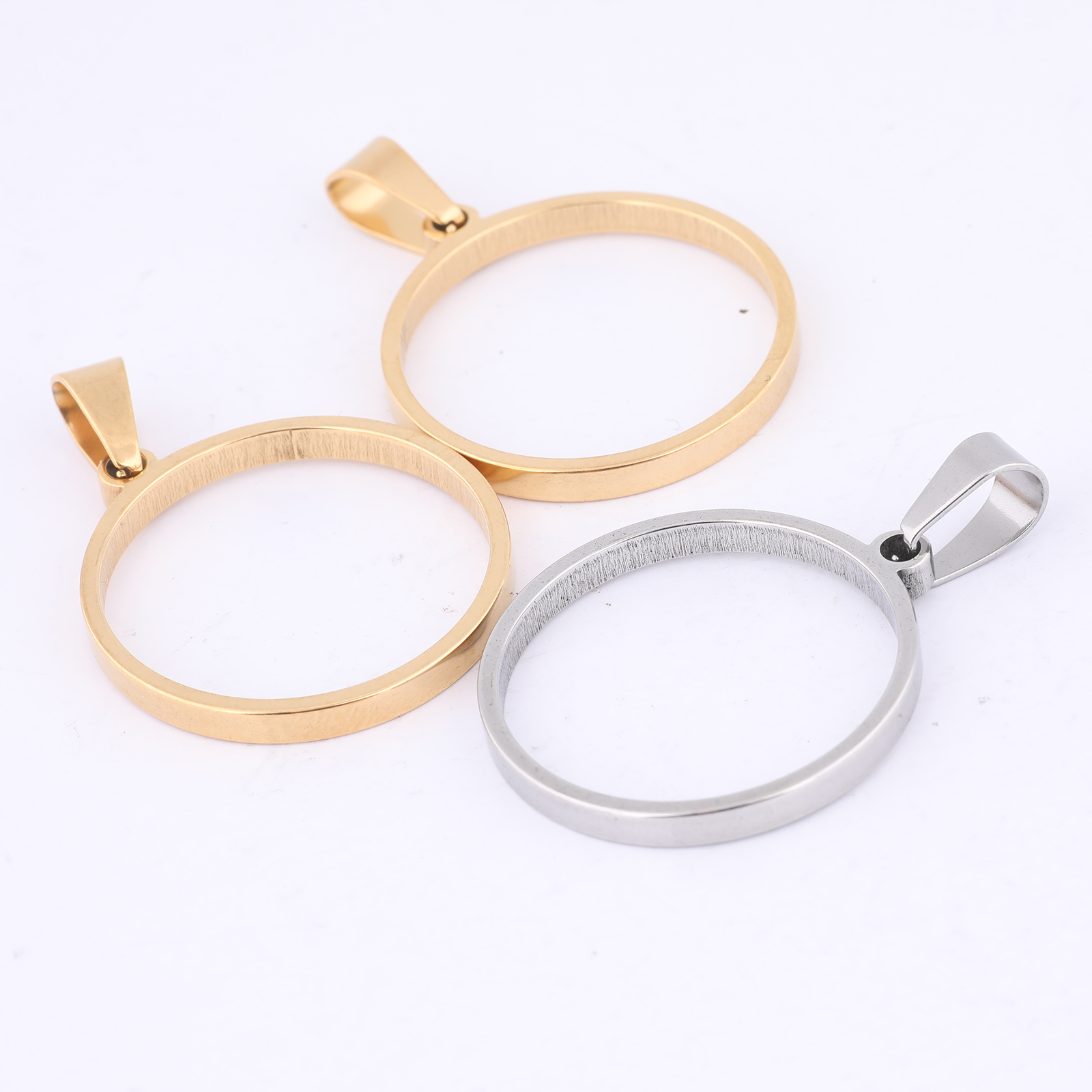 Resin Art Essentials - 10pcs 25mm Round Open Bezel Charms