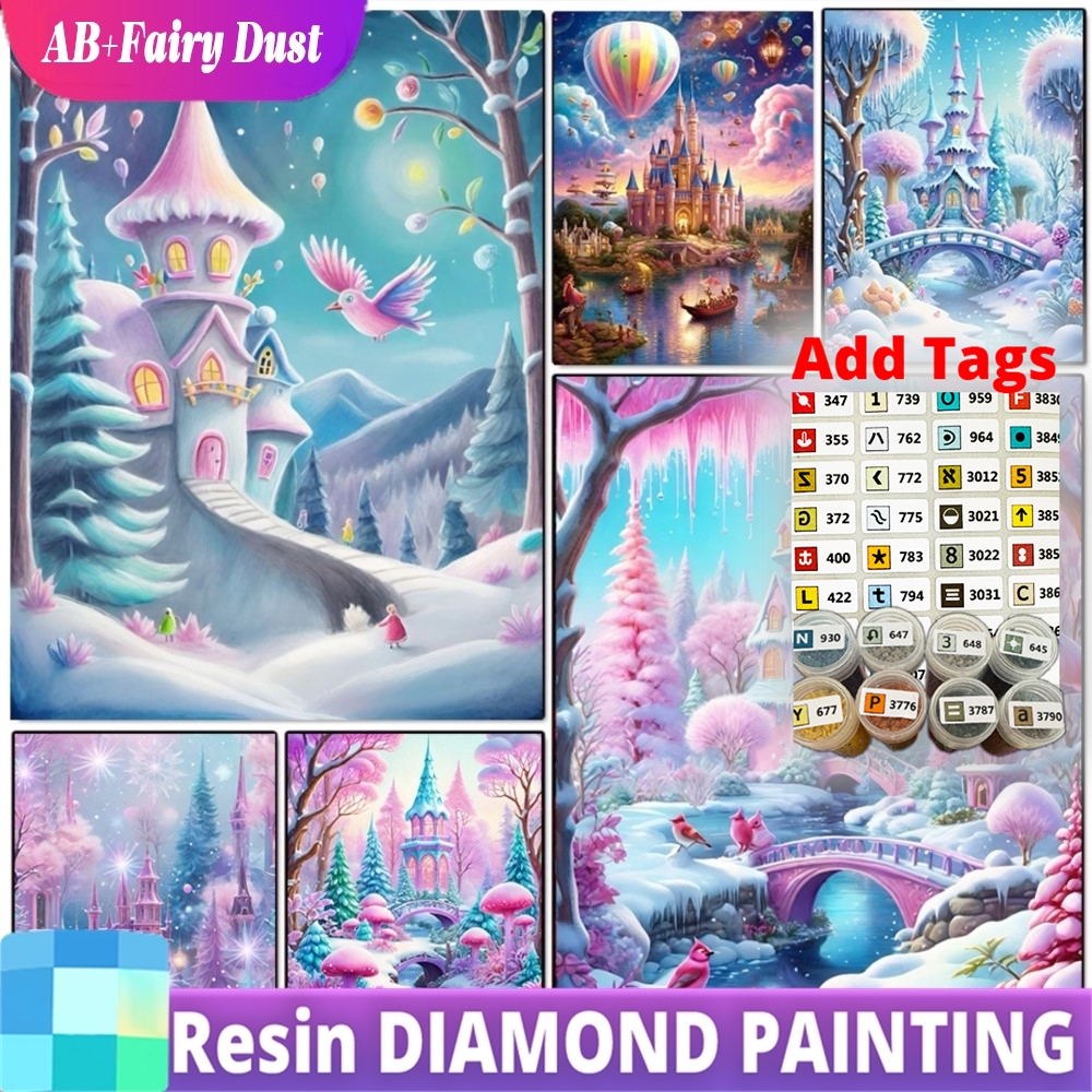 Resin Color Paste - Resin Fairy Dust AB Castle Diamond