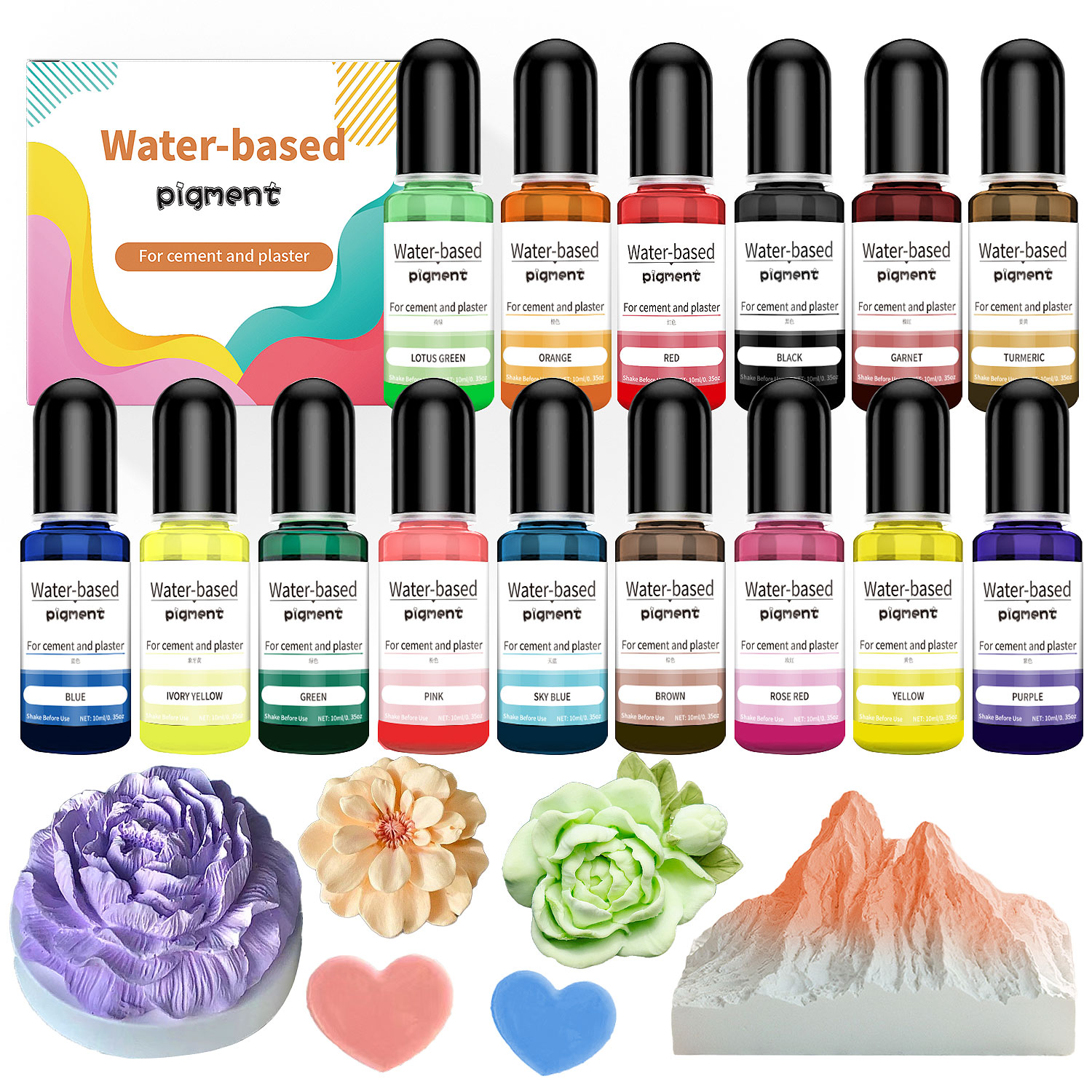 Resin Color Paste - 1Set 15Colors Diy Water-Based Color Essence