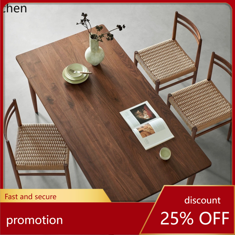 Resin Art Dining Table - HT Solid Wood Art Dining Table