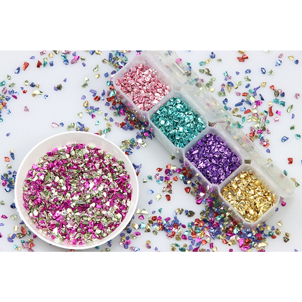 Multi color mixed nail 10g/Lot – обзор и цена Resin Art Necklace