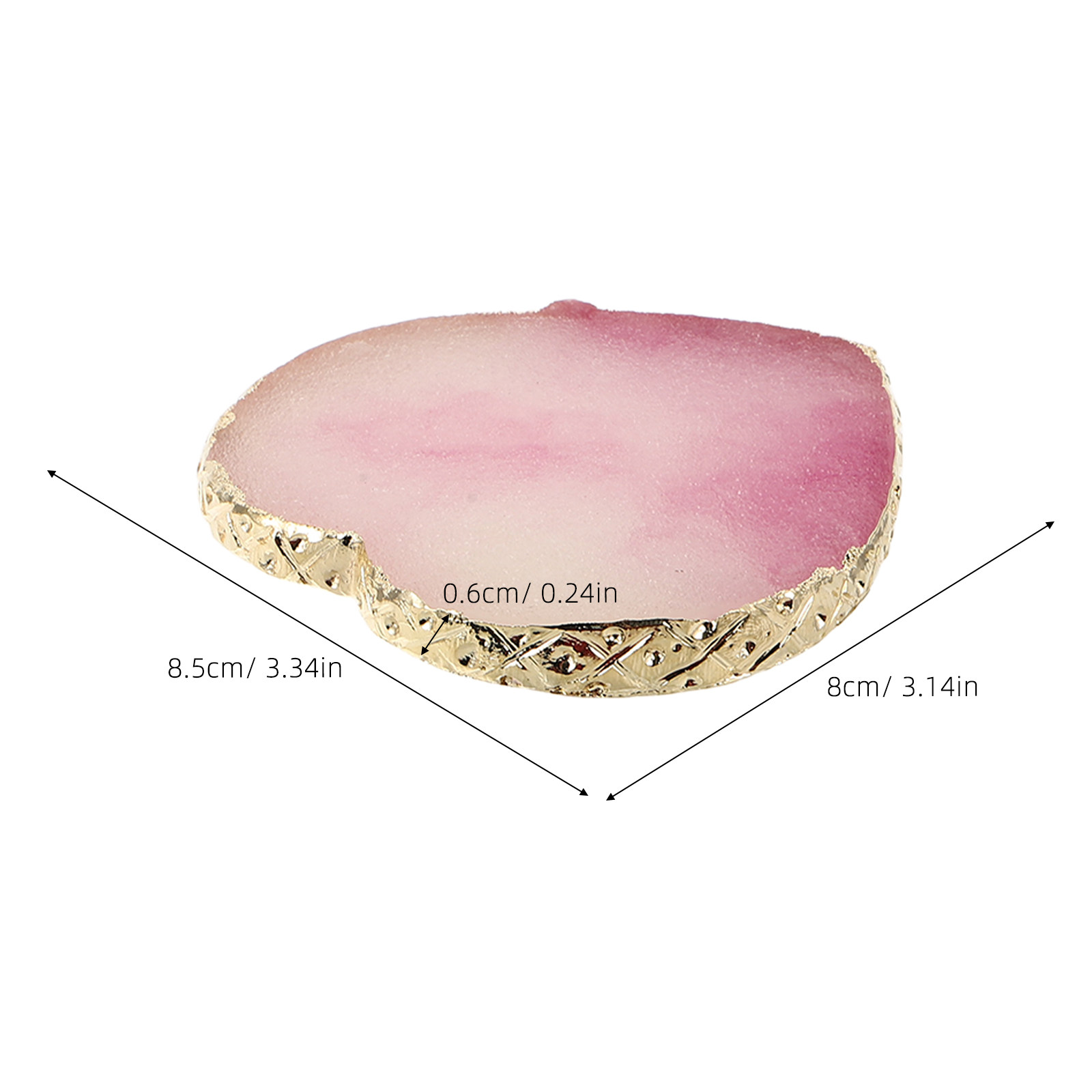 2Pcs Heart Shaped Nail Art Res – обзор и цена Resin Art Tray