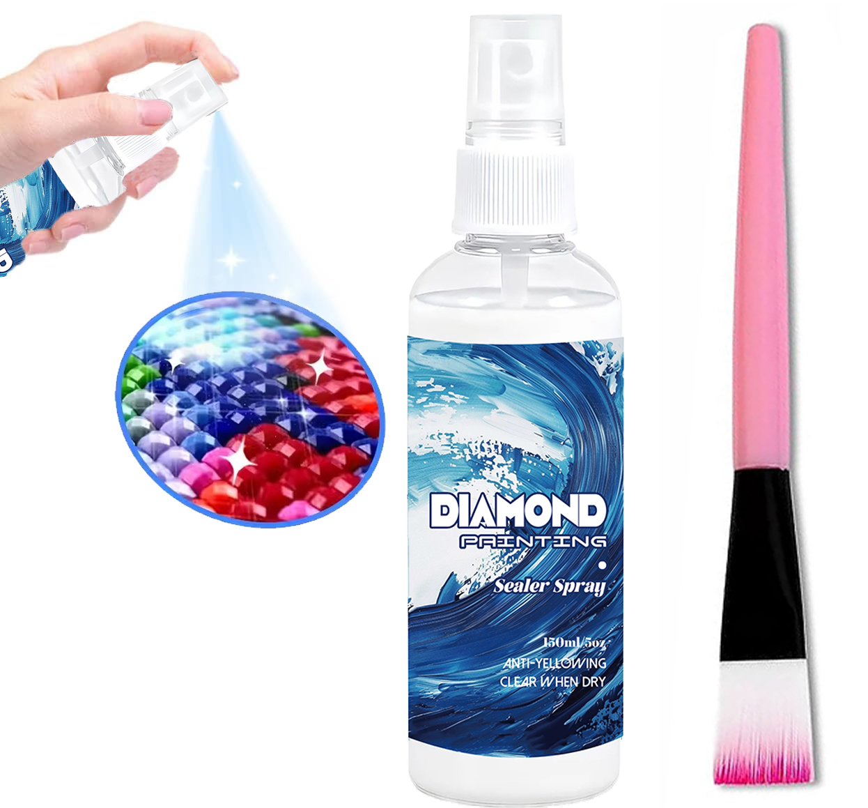 150ml Diamond Painting Sealant – обзор и цена Resin Art And Craft