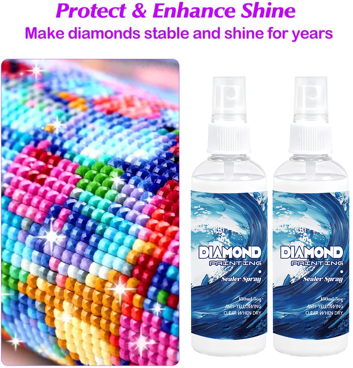150ml Diamond Painting Sealant – обзор и цена Resin Art And Craft