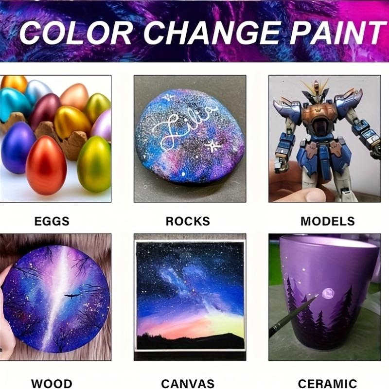 Acrylic Paint Set 6 Colors 50m – обзор и цена Resin Art Supplies