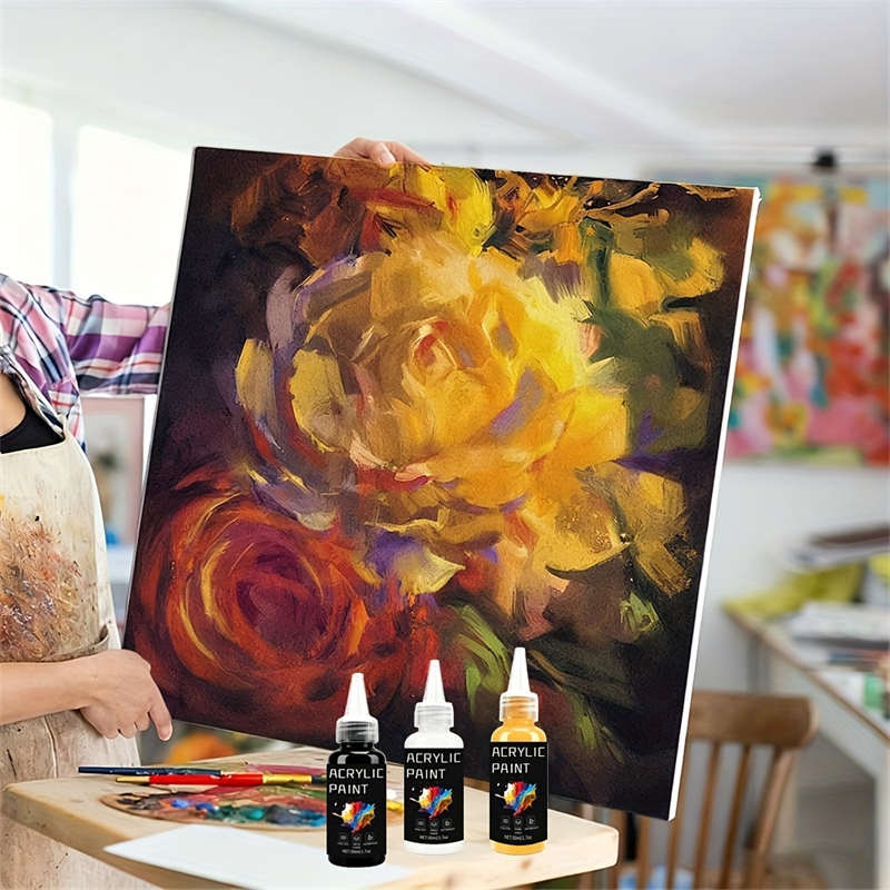 Acrylic Paint Set 6 Colors 50m – обзор и цена Resin Art Supplies