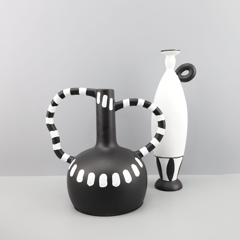 Modern Art Black and White Pol – обзор и цена Resin Art Dining Table
