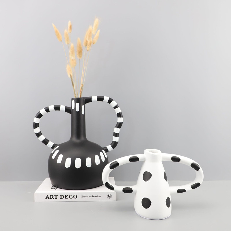 Modern Art Black and White Pol – обзор и цена Resin Art Dining Table