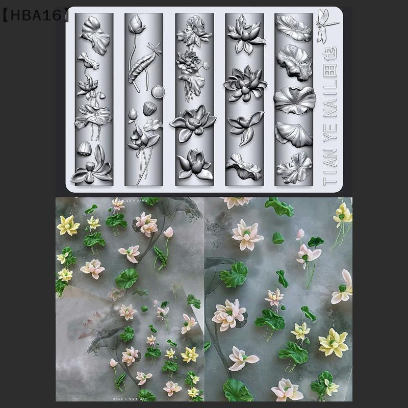 〔HBA16〕Flowers Series 3D Curve – обзор и цена Resin Art Template