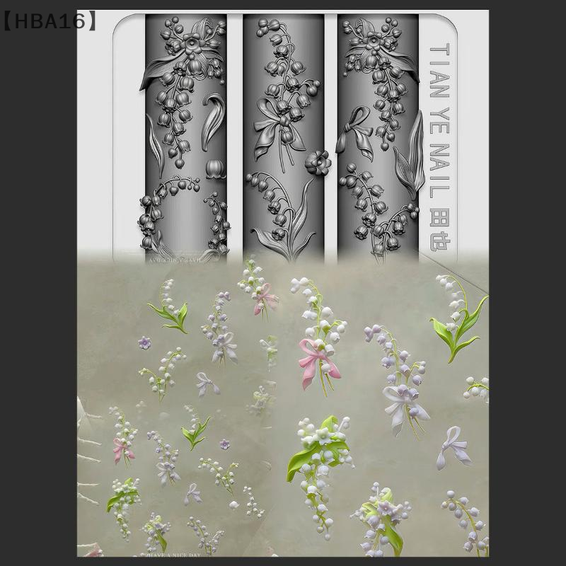 〔HBA16〕Flowers Series 3D Curve – обзор и цена Resin Art Template