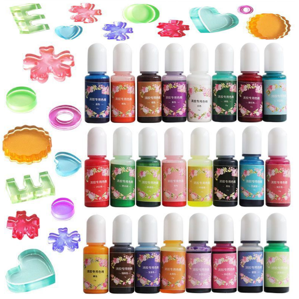 26 Colors 10ml Epoxy Resin Pig – обзор и цена Resin Dye Opaque