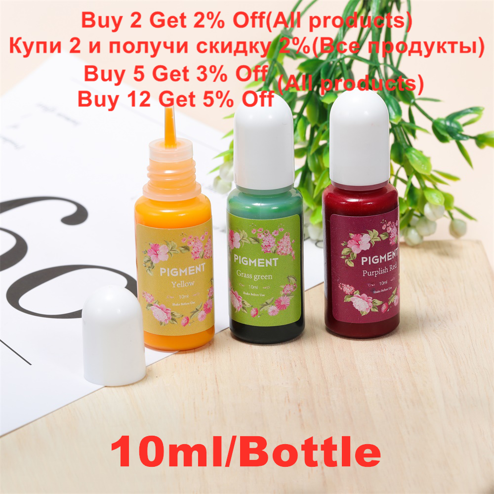 26 Colors 10ml Epoxy Resin Pig – обзор и цена Resin Dye Opaque