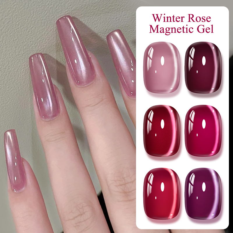 Pink Winter Rose Cat Magnetic  – обзор и цена Resin Art With Rose