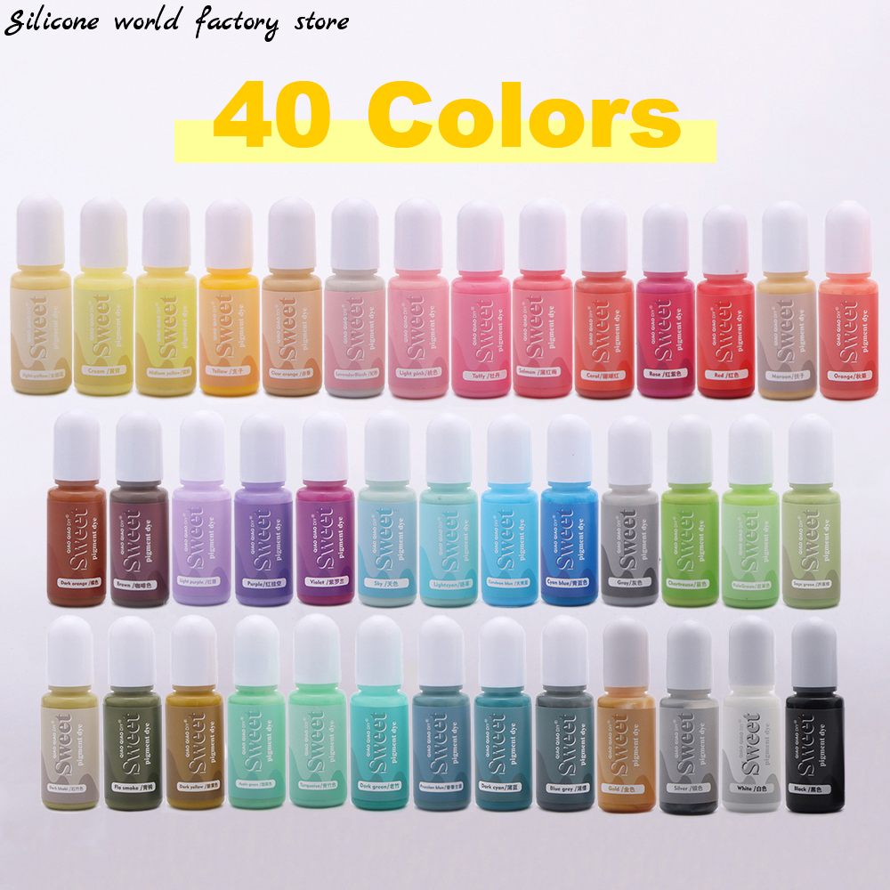 Silicone World 10ML Solid Colo – обзор и цена Resin Pigment Alcohol Ink