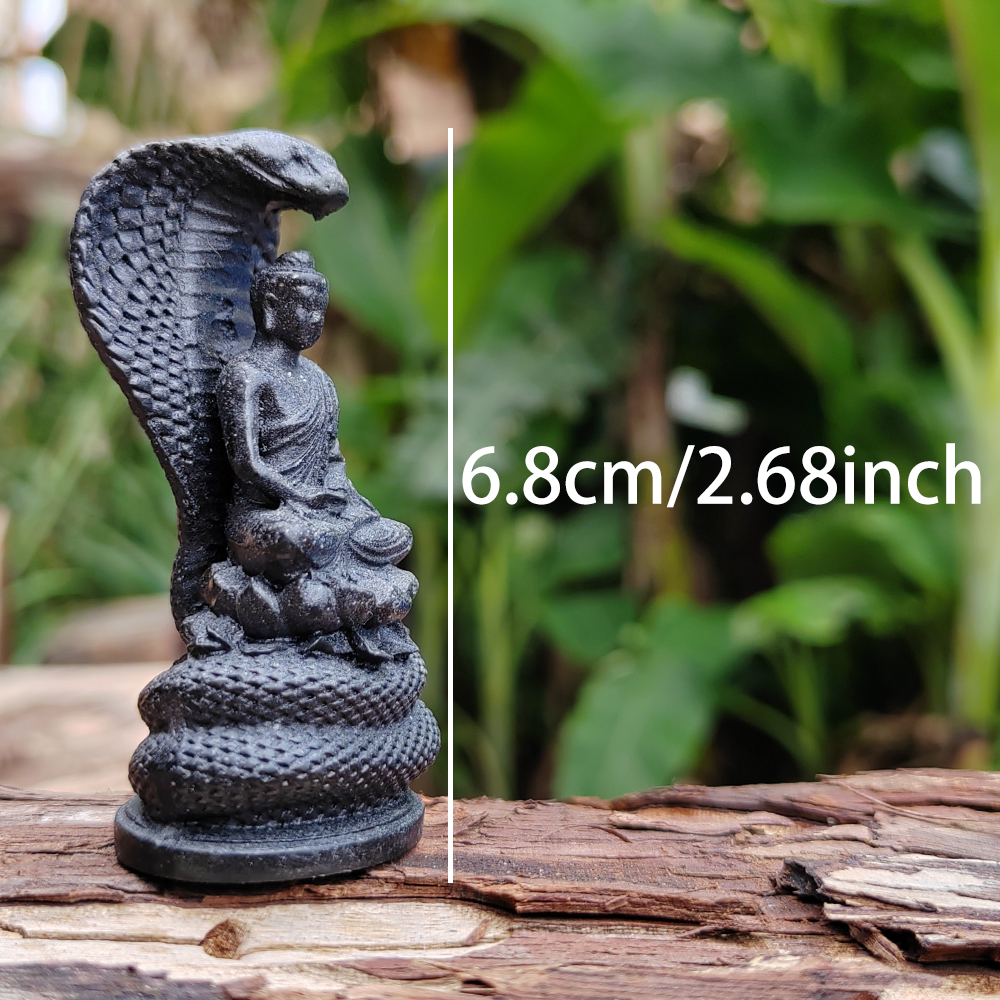 Snake-Guarding-Buddha Sculptur – обзор и цена Resin Art Aesthetic