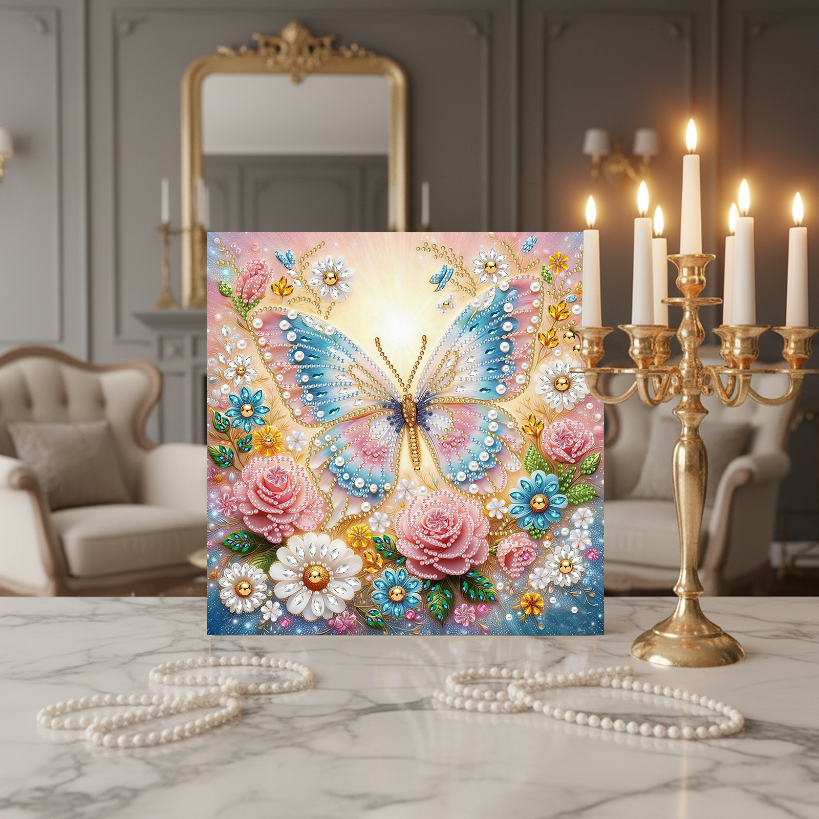 Diamond Dots Pearl Gem Paintin – обзор и цена Resin Art Frame