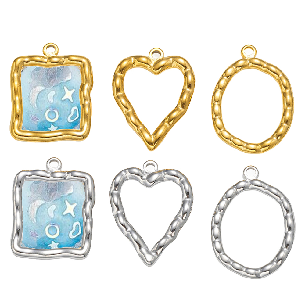 5pcs Stainless Steel Heart Rou – обзор и цена Resin Art Products