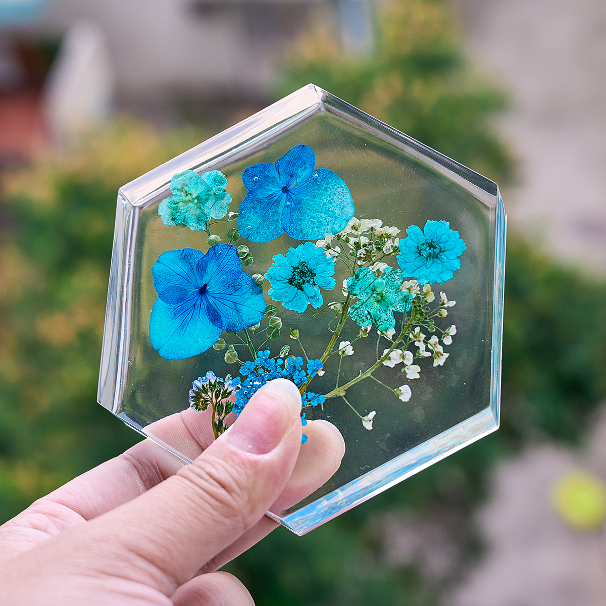 6 Holes Coaster Silicone Mold  – обзор и цена Resin Art Tray