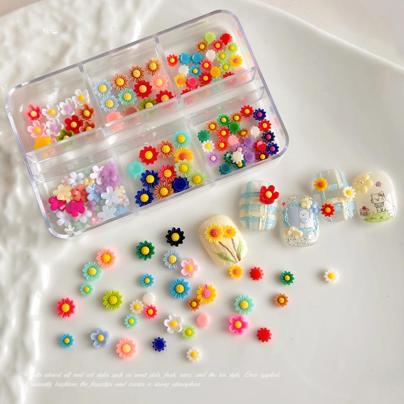 Nail Charms Summer Vibe Sunflo – обзор и цена Resin Art Using Flowers