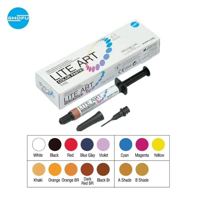 SHOFU Vintage Lite Art Color P – обзор и цена Resin Color Paste