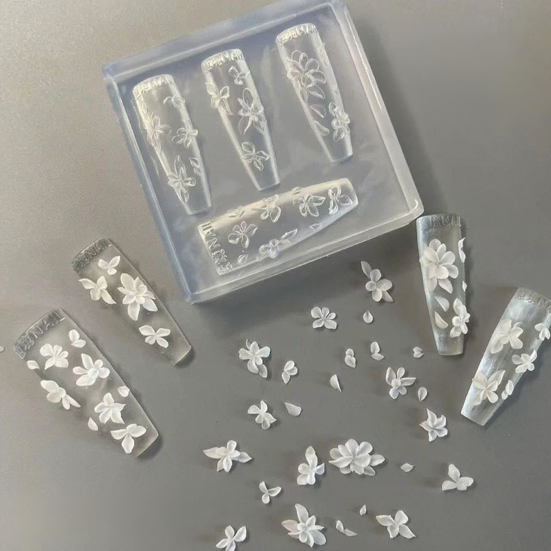 3D Flowers Nail Mold DIY Silic – обзор и цена Resin Art Template