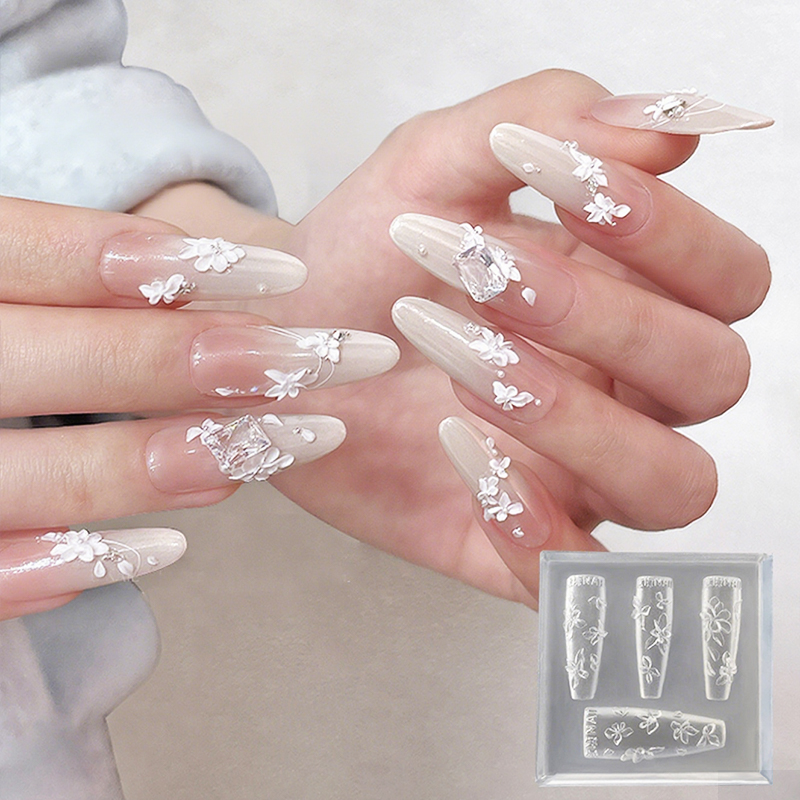 3D Flowers Nail Mold DIY Silic – обзор и цена Resin Art Template