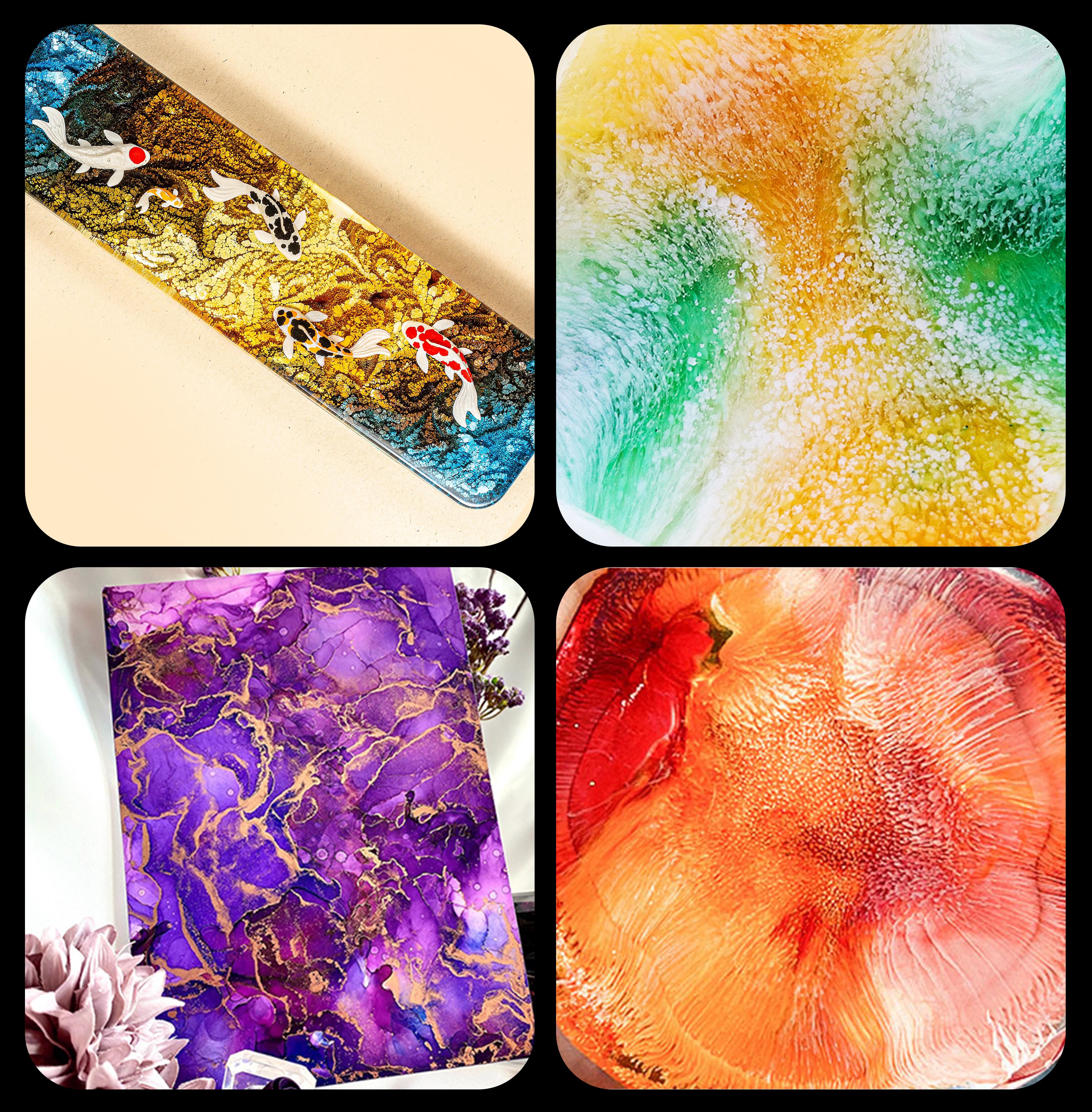 10ml Alcohol Ink Art Epoxy Res – обзор и цена Resin Pigment Alcohol Ink