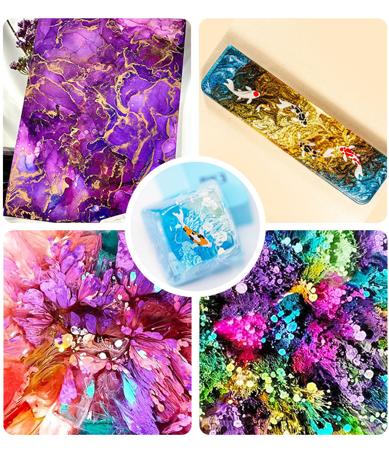 10ml Alcohol Ink Art Epoxy Res – обзор и цена Resin Pigment Alcohol Ink