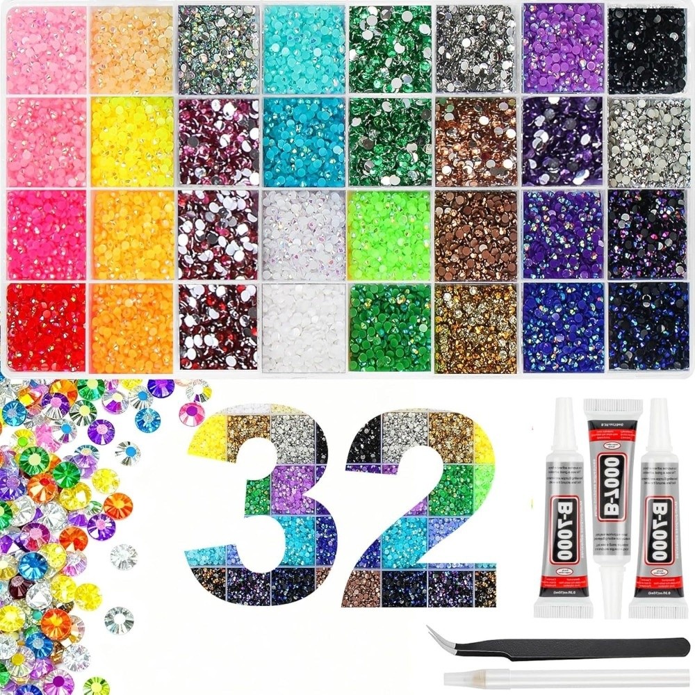 Multicolor Resin Rhinestone Ki – обзор и цена Resin Art Supplies