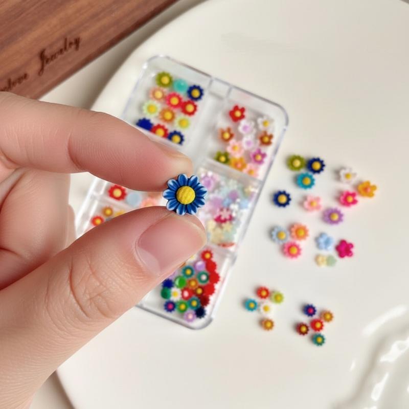 Summer 3D Sunflower Nail Charm – обзор и цена Resin Art Using Flowers