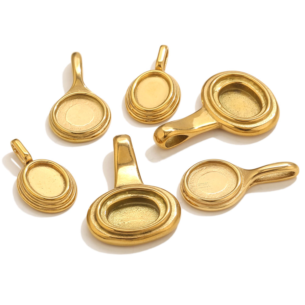 5pcs Stainless Steel Round Ova – обзор и цена Resin Art Products