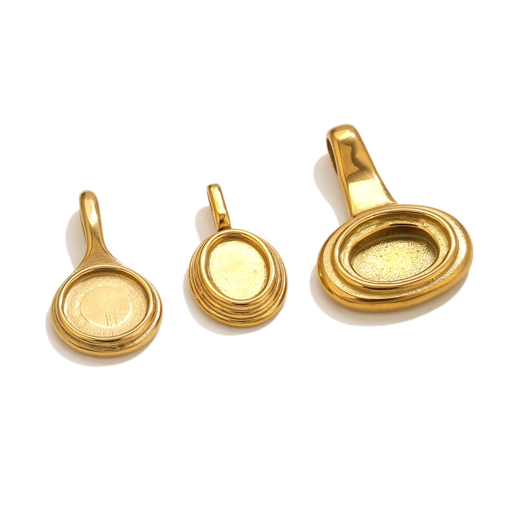5pcs Stainless Steel Round Ova – обзор и цена Resin Art Products