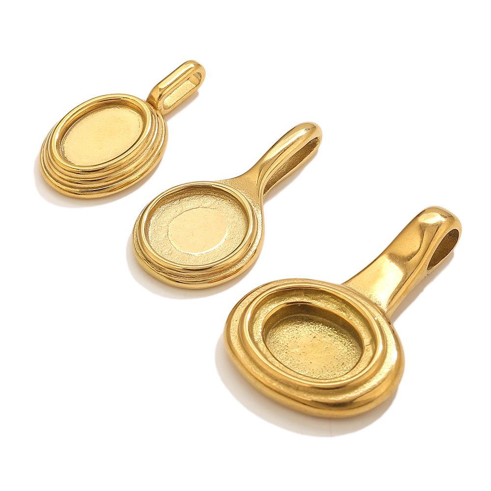 5pcs Stainless Steel Round Ova – обзор и цена Resin Art Products