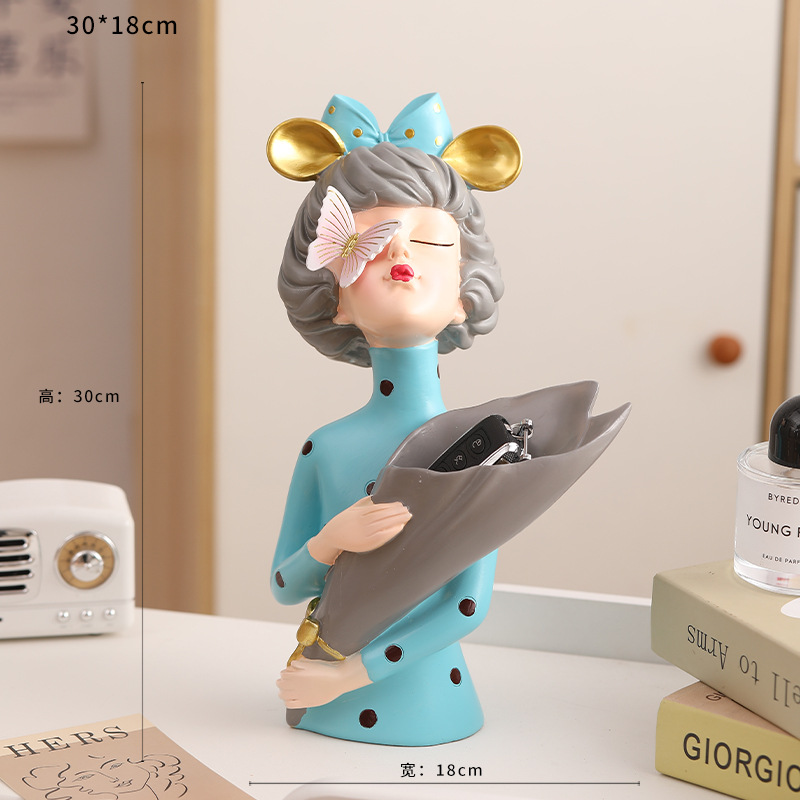 Bouquet girl art vase ornament – обзор и цена Resin Art Dining Table