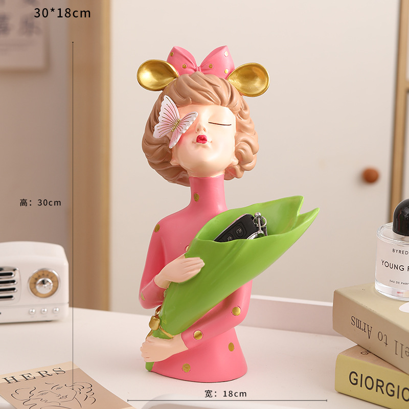 Bouquet girl art vase ornament – обзор и цена Resin Art Dining Table