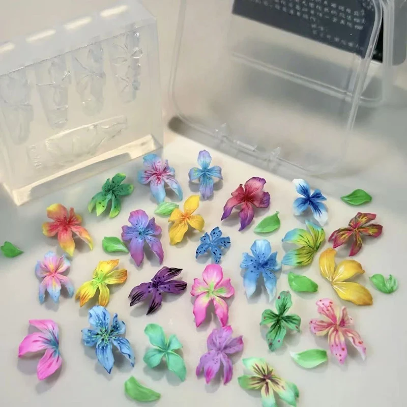 3D Flowers Nail Mold DIY Silic – обзор и цена Resin Art Template