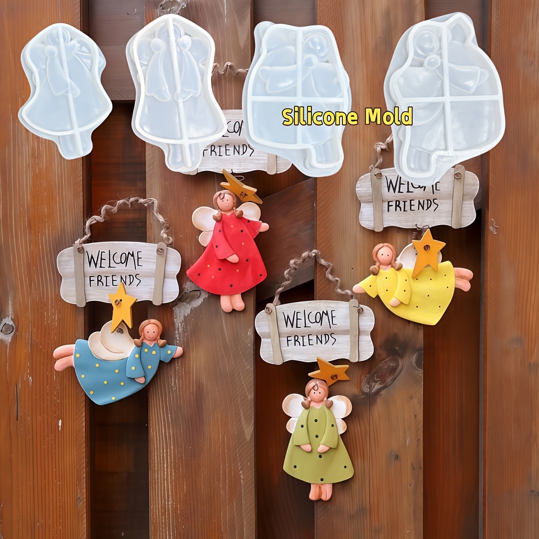 4pcs Angel Pendant Mold, Resin – обзор и цена Resin Art Products