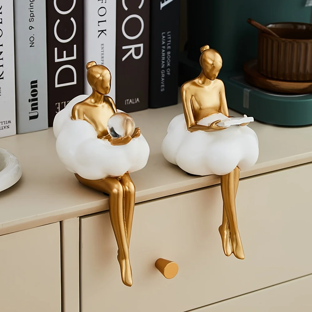 Cloud Girl Sculpture Abstract  – обзор и цена Resin Art Aesthetic