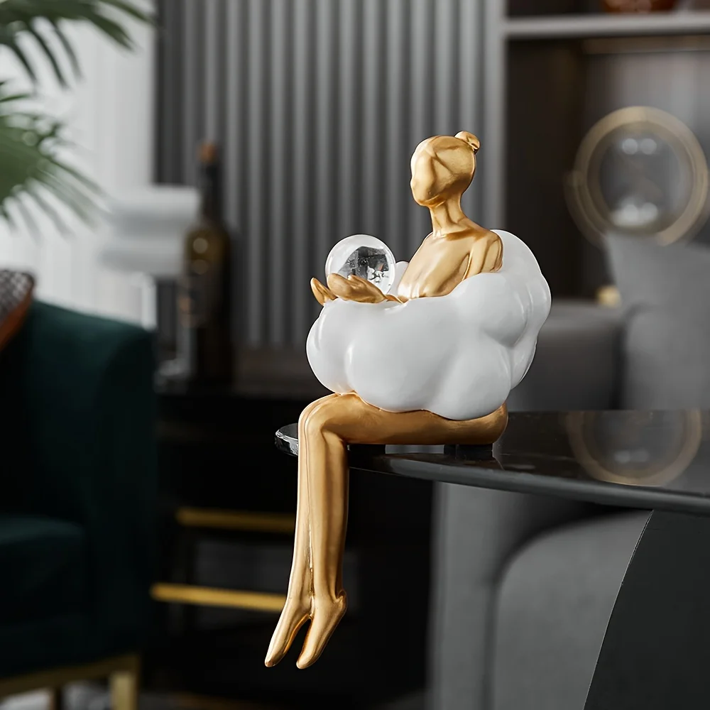 Cloud Girl Sculpture Abstract  – обзор и цена Resin Art Aesthetic