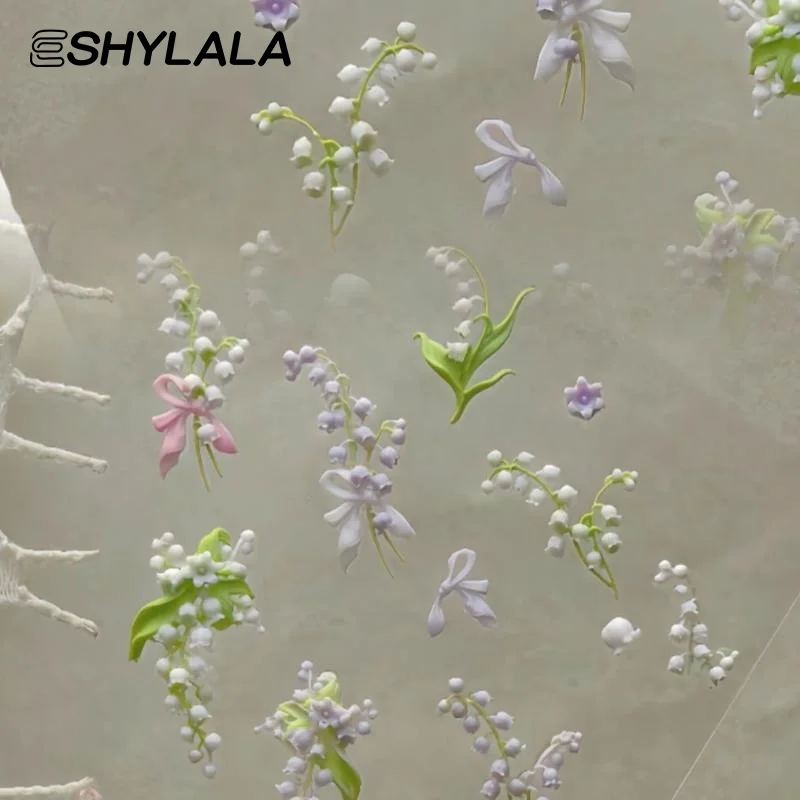 Flowers Series 3D Curved Nail  – обзор и цена Resin Art Template