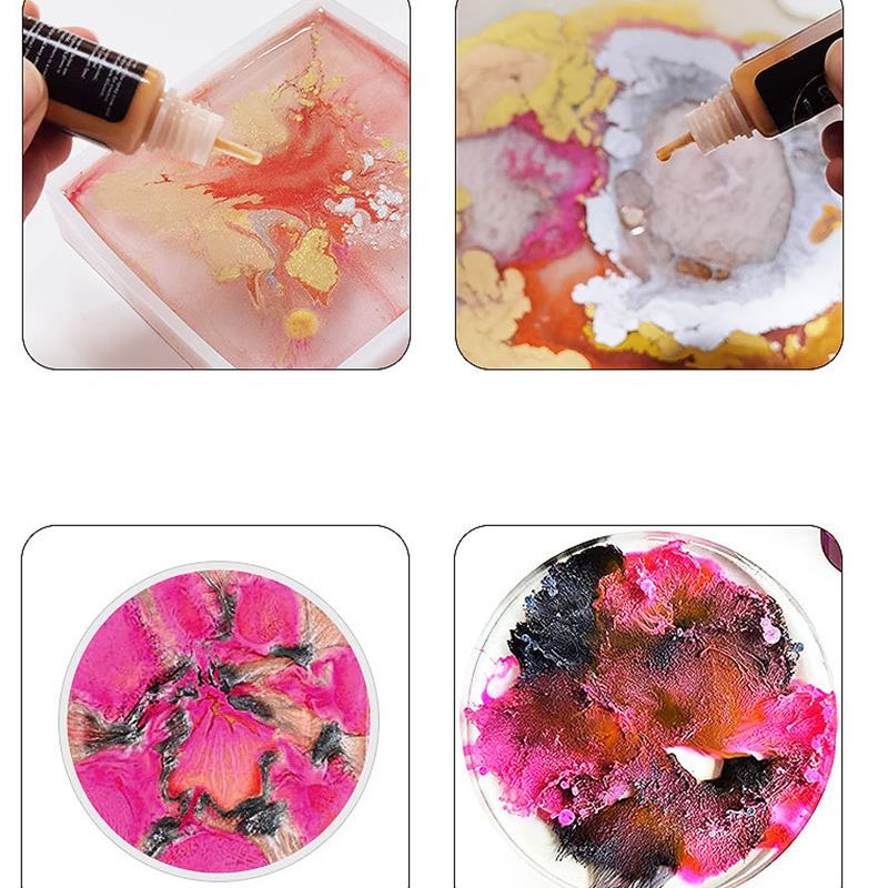 1 Set Art Ink Alcohol Epoxy Re – обзор и цена Resin Pigment Alcohol Ink