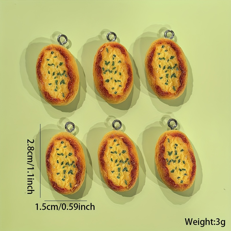 6Pcs Cartoon Cheese Bread Resi – обзор и цена Resin Art Essentials
