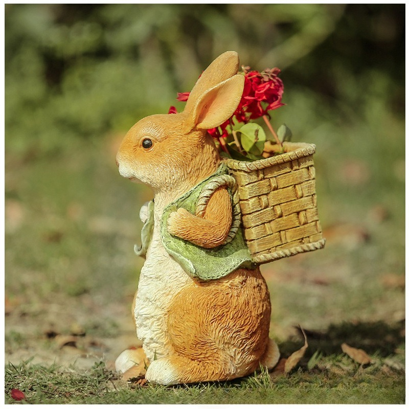 Outdoor Garden Statues Rabbit  – обзор и цена Resin Art And Craft